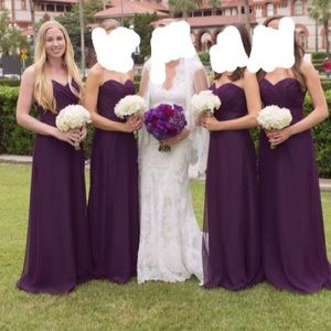 Full-length Bridesmaid dress